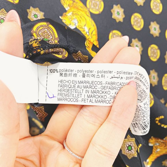 Zara Tiger Print Cowl Neck Blouse - Picture 8 of 12